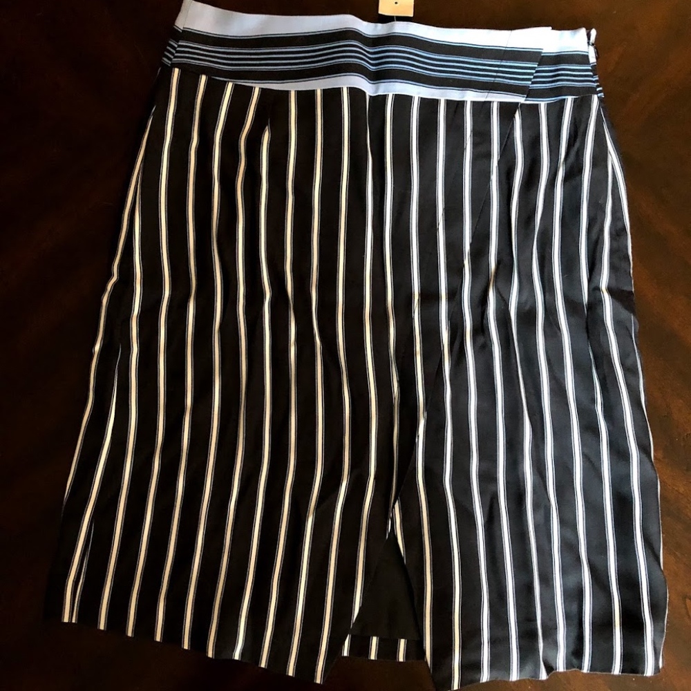 Striped Pencil Skirt